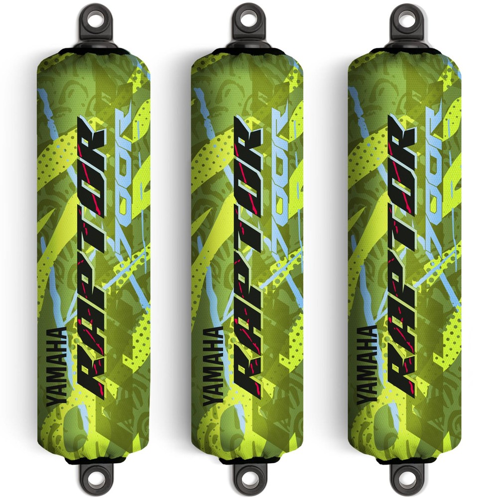 Acid Green Shock Covers for Yamaha Raptor YFM 700 New Model [2025]-image