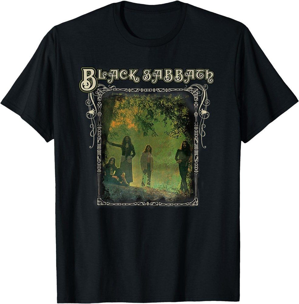 Black Sabbath Official Trees Photo Framed T-Shirt