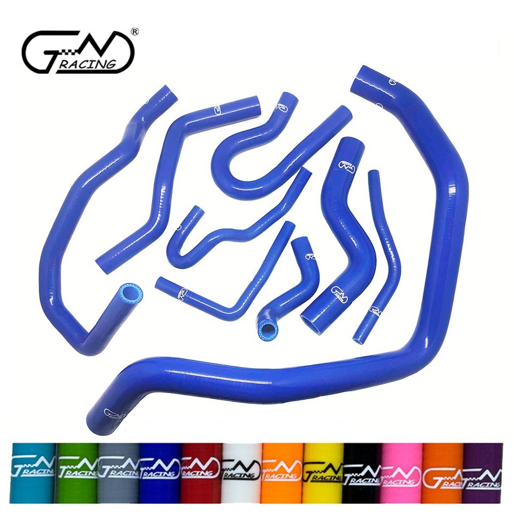 Fit 92-00 Honda Civic D15 D16 1.6L SOHC EG EK Silicone Radiator Coolant Hose Kit
