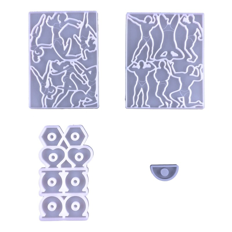 Silicone Straw Resin Mold for Epoxy Casting Dancer Straws