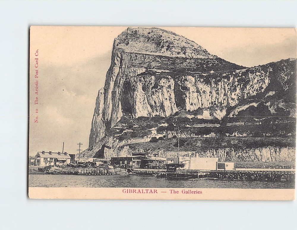 Postcard The Galleries Gibraltar British Overseas Territory