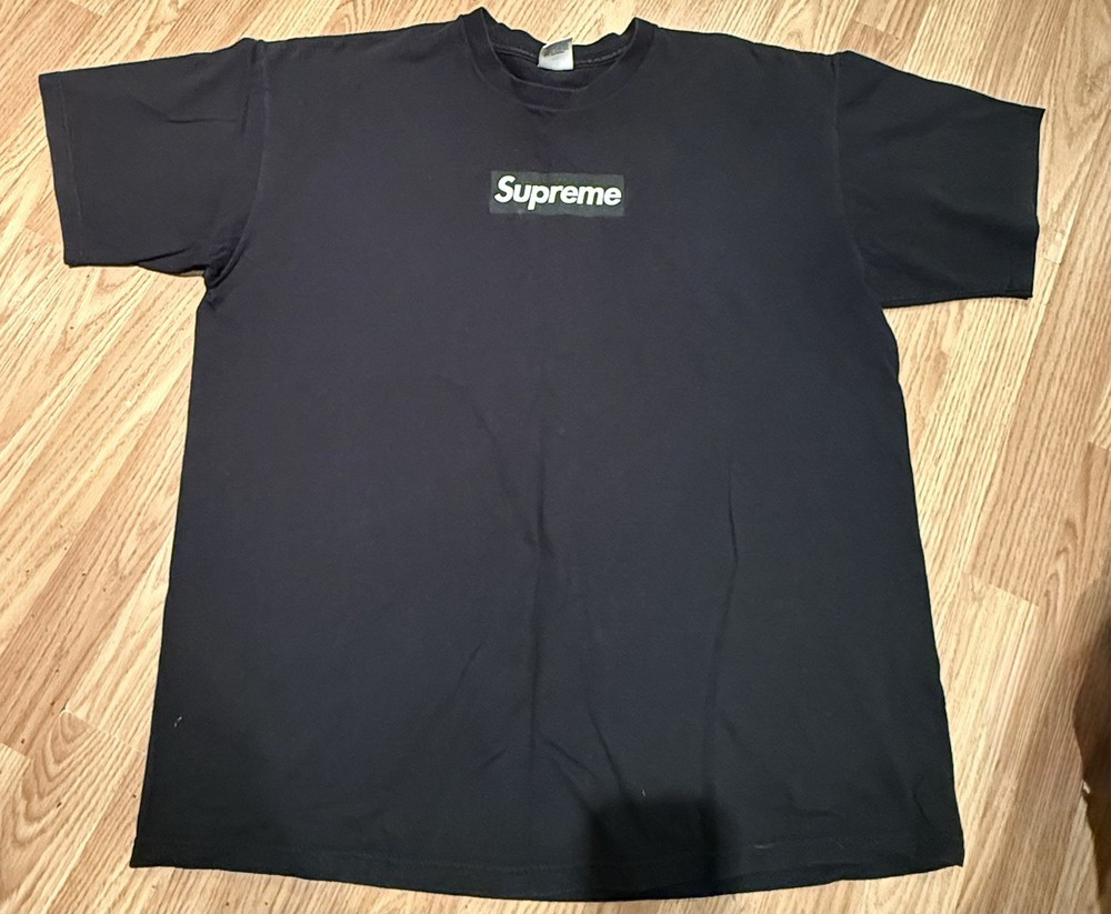 Supreme Men Black Box Logo T-Shirt Size XL