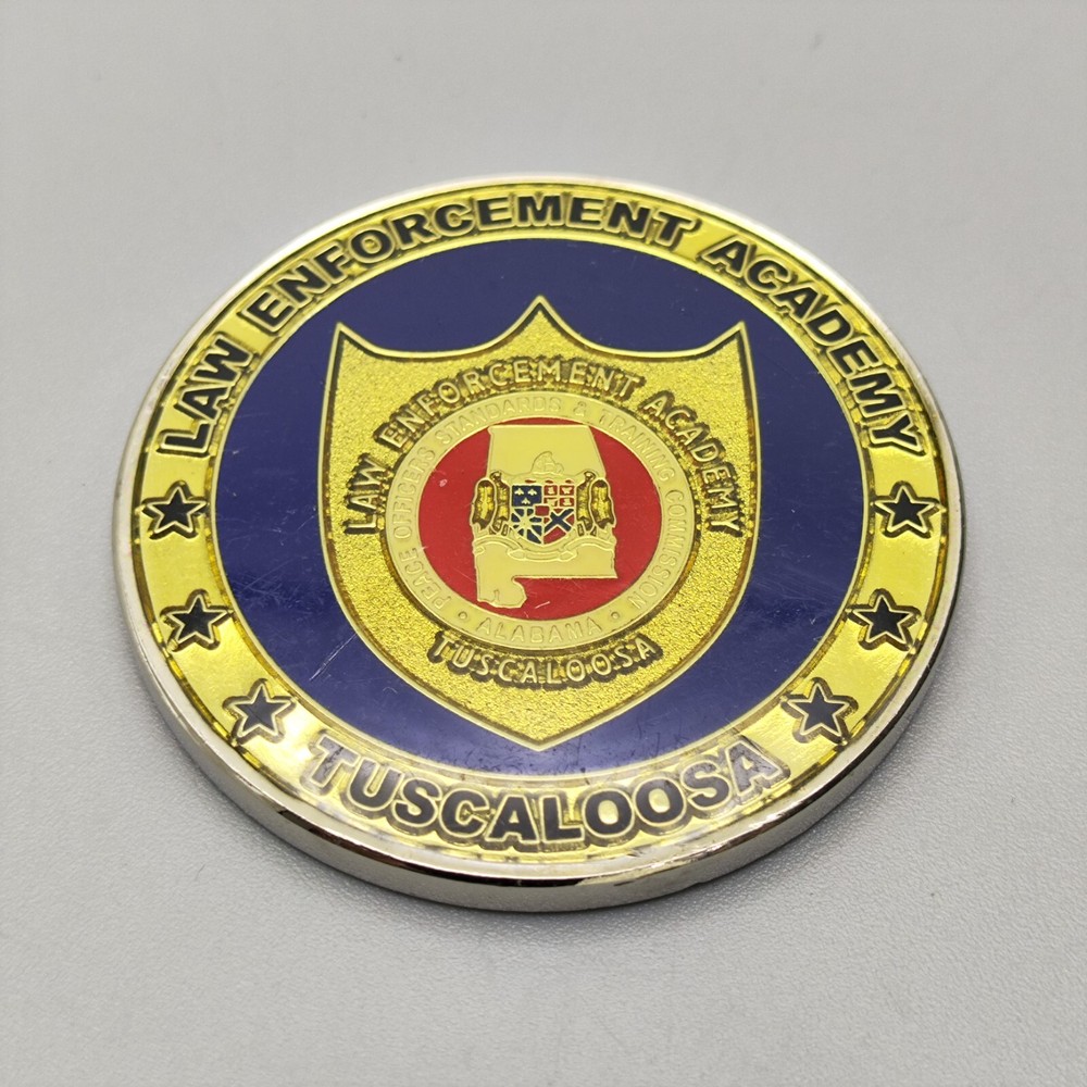 Tuscaloosa Alabama Law Enforcement Academy Peace Keepers Challenge Coin