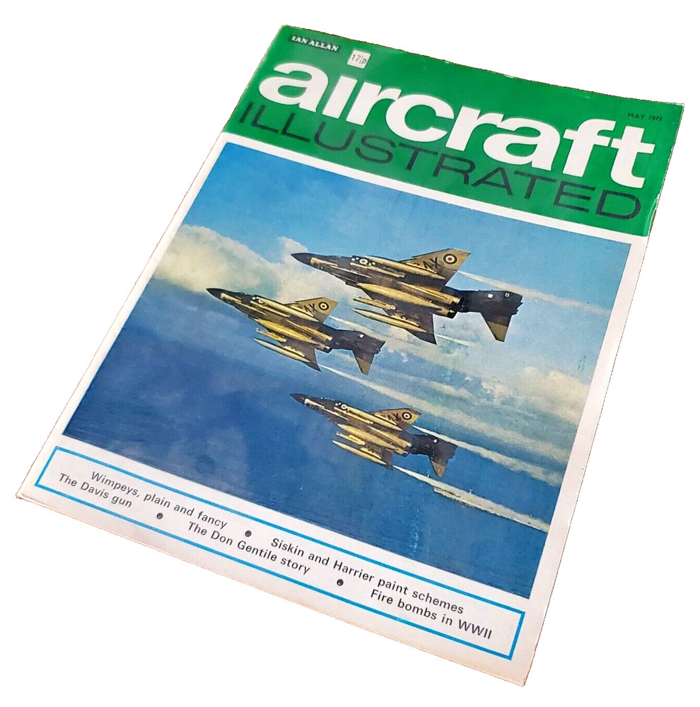 Aircraft Illustrated: May 1971 Vintage Aviation Magazine Free Shipping