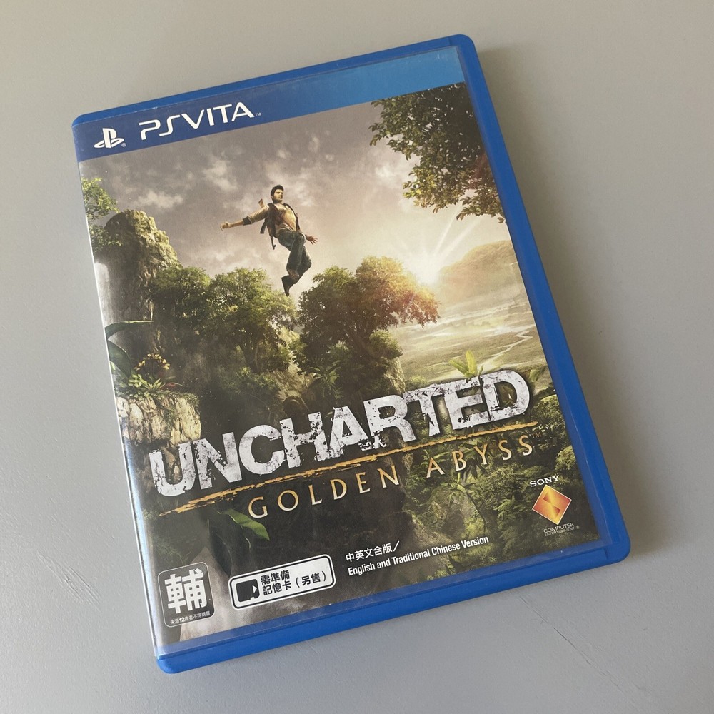 PS Vita Psv Uncharted: Golden Abyss Asian English Version Region Free Tested