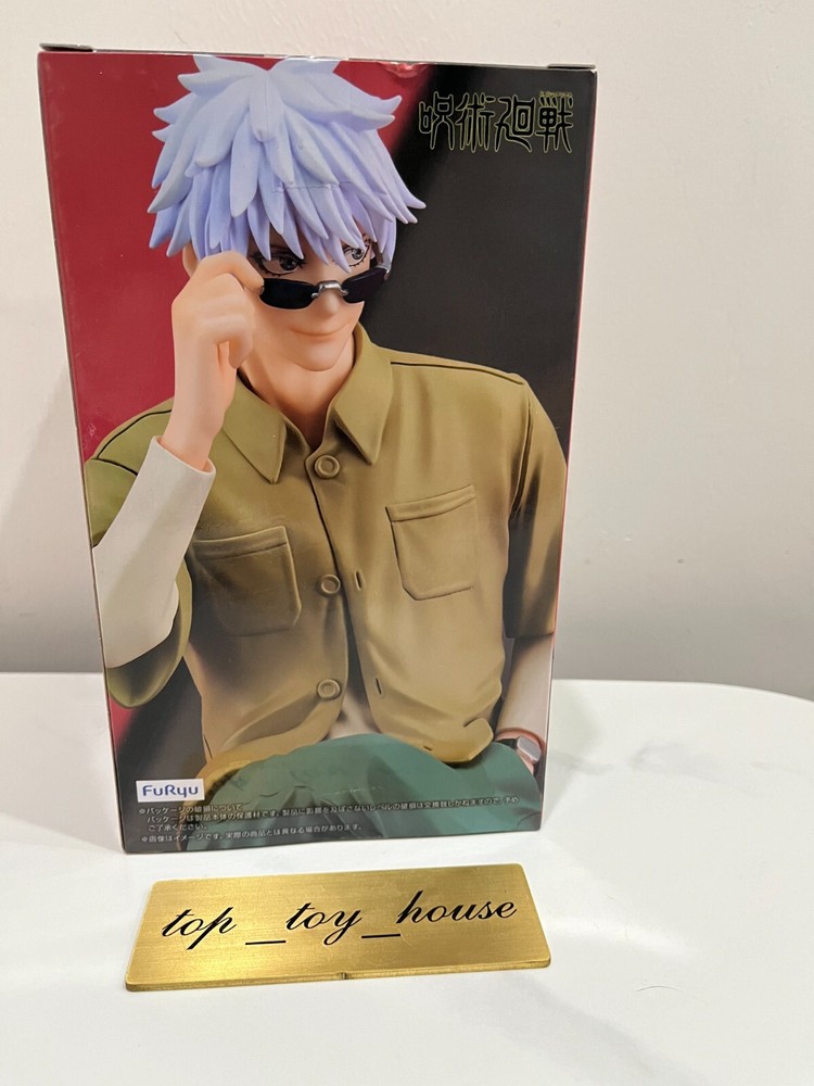 Anime Jujutsu Kaisen Satoru Gojo Noodle Stopper Figure PVC Toys Model Gifts New