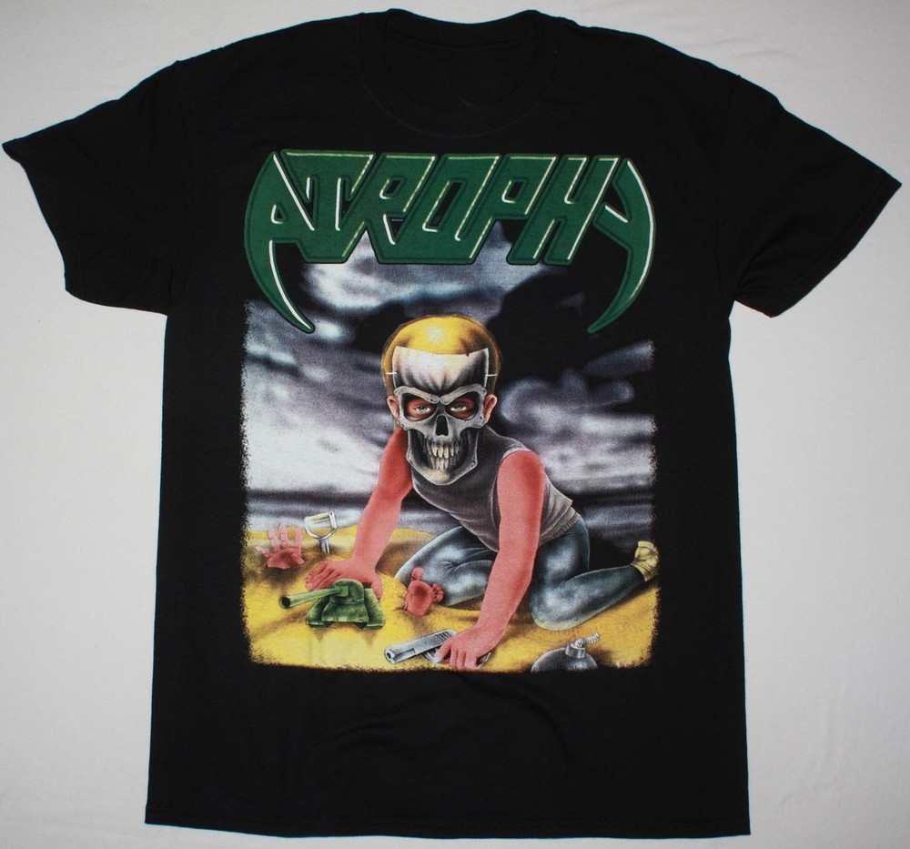 ATROPHY VIOLENT BY NATURE TOUR 1990 Cotton Black For Fans S-5XL T Shirt SE25