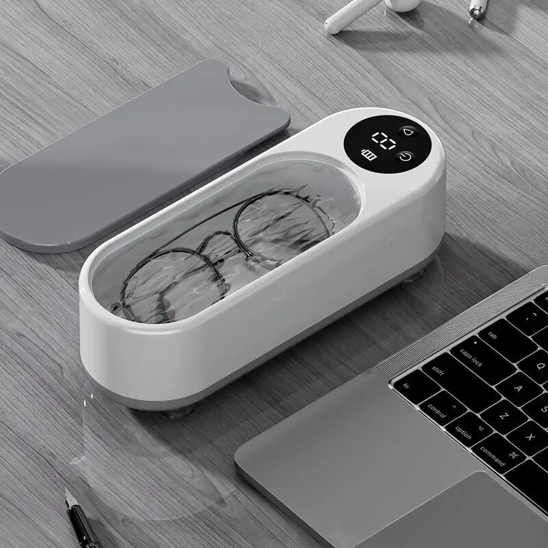 Portable 450ml Ultrasonic Cleaner for Jewelry Glasses Makeup Brushes