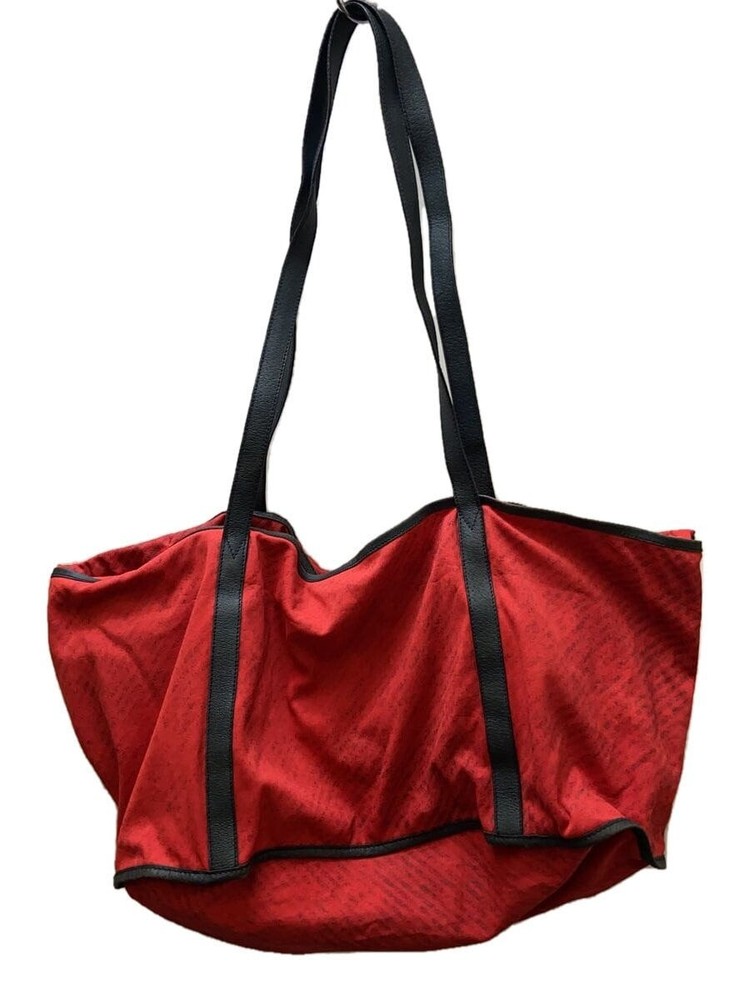 Vintage GUCCI Boston Bag in Red All-Over Print 89-19-001 Japan