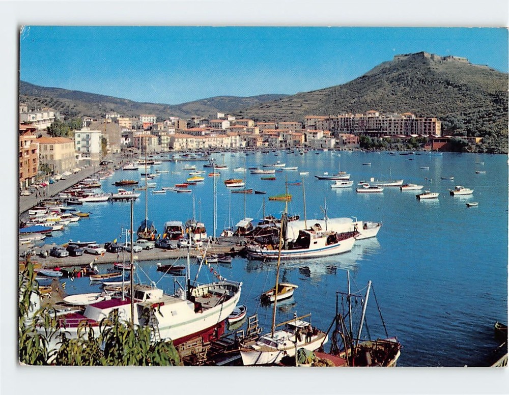 Postcard Panoramic View Porto Ercole Italy