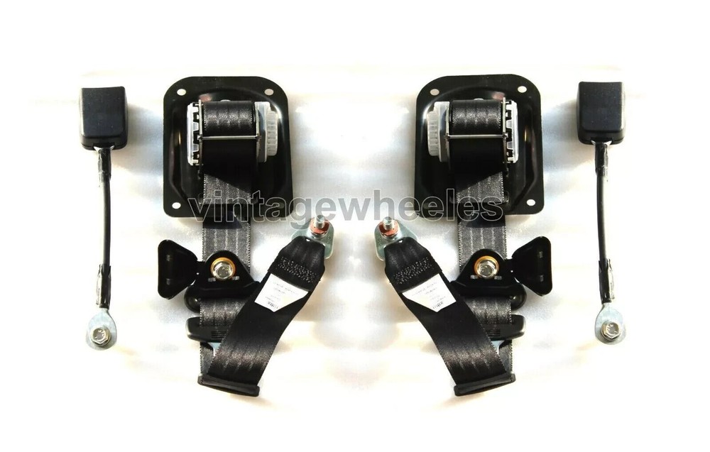 Fits Suzuki SJ413 2 Point Lap Seat Belt Pair Drover Samurai Sierra Jimny Gypsy