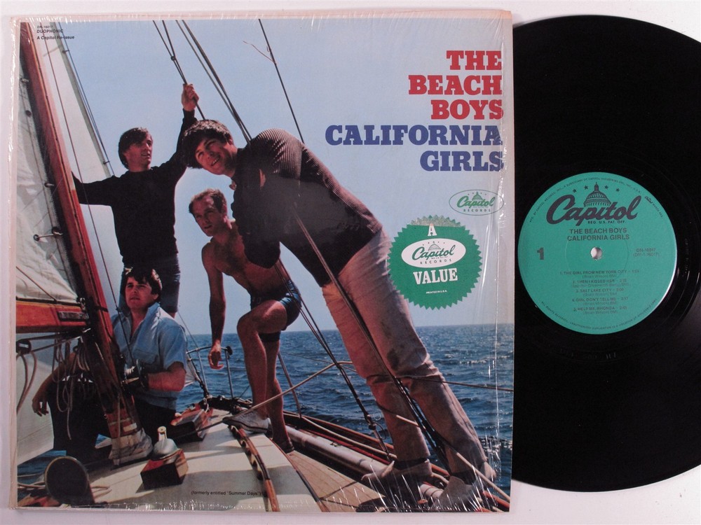 BEACH BOYS California Girls CAPITOL LP VG++ SHRINK f