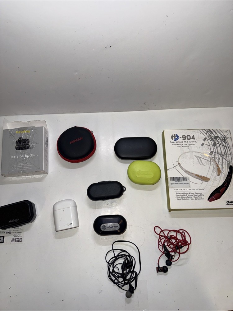 Lot Of 11 Headphones (For Parts)(Untestested)
