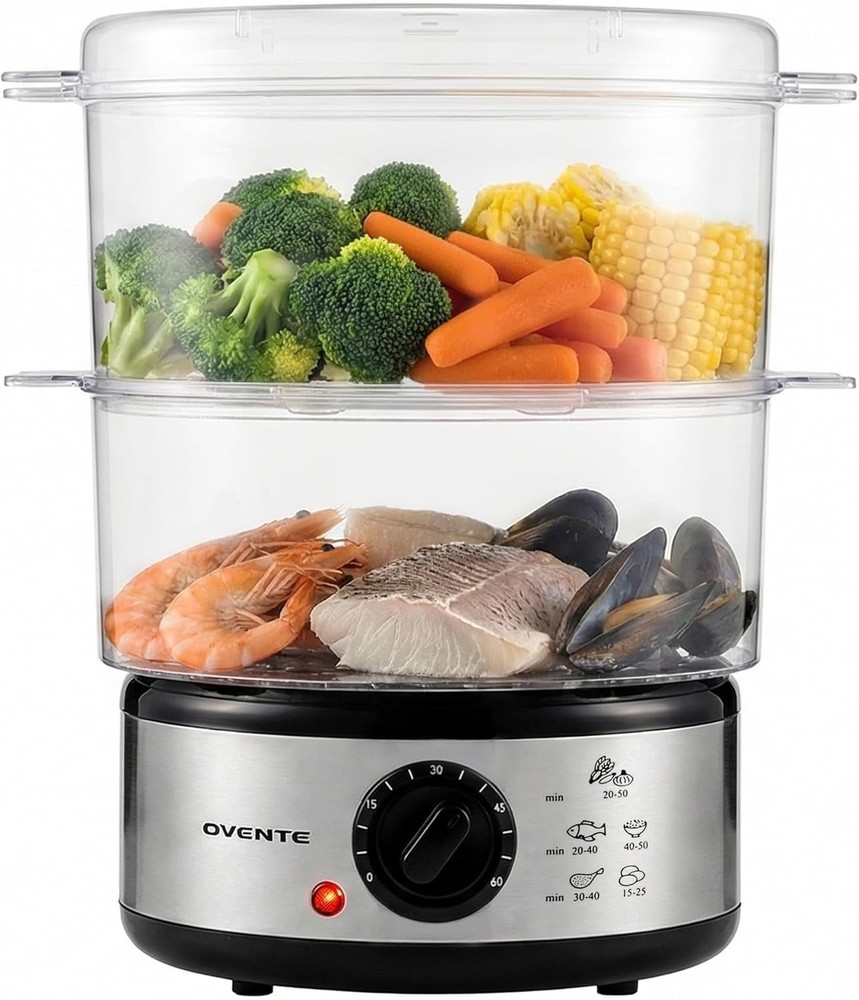 2-Tier Electric Food Steer, 5 Quart Stainl Steel Staable