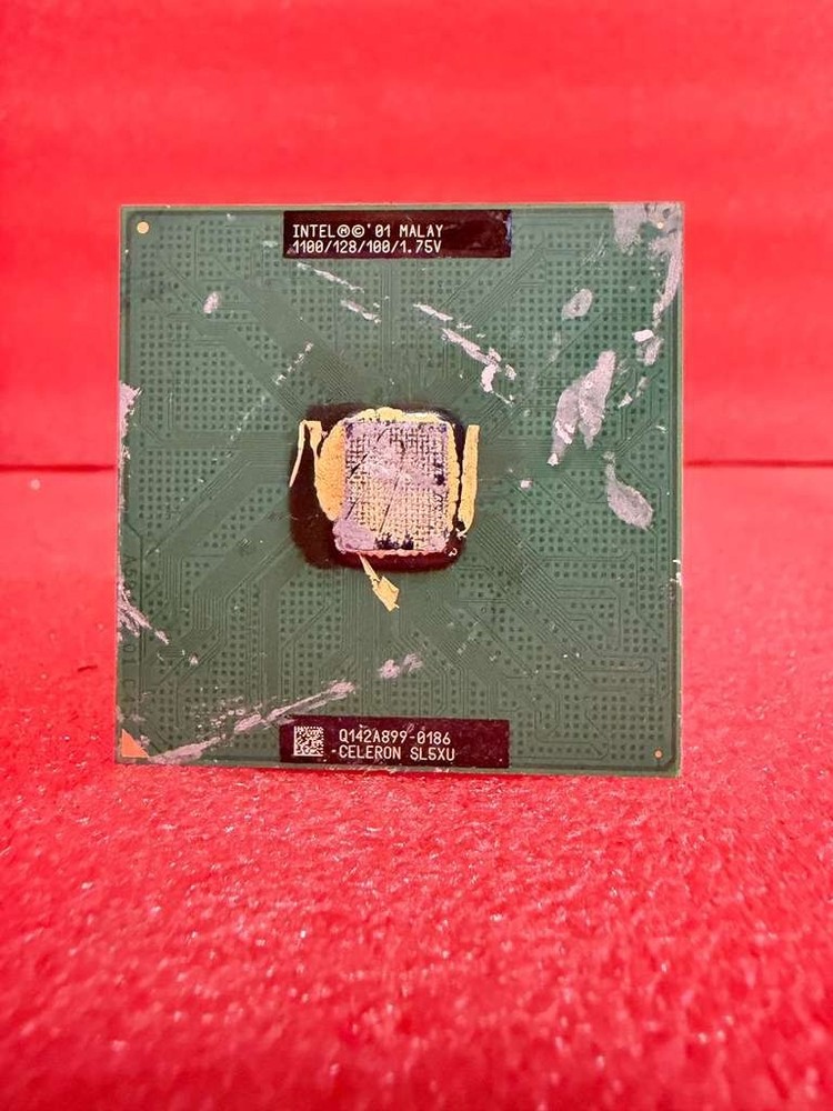 SL5XU Intel Celeron 1.1Ghz CPU 1100mhz 128c 100FSB Socket 370 1.75v Processor