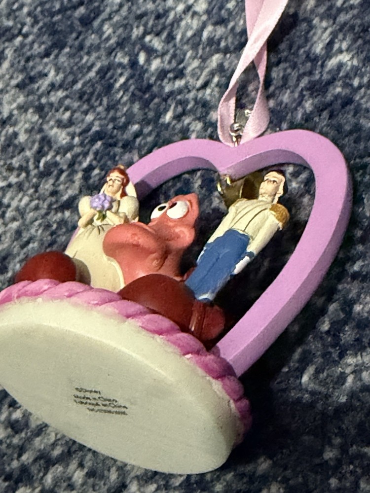 Disney Sketchbook Ornament The Little Mermaid Ariel Eric Sebastian Wedding