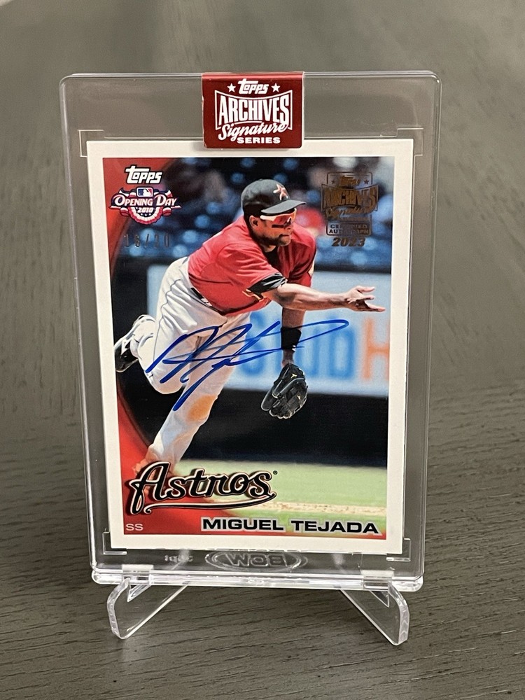 Miguel Tejada 2023 Topps Archives Signature Series Auto /20