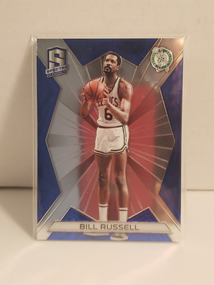 2015-16 Spectra Blue Parallel #97 Bill Russell 57/125 Celtics