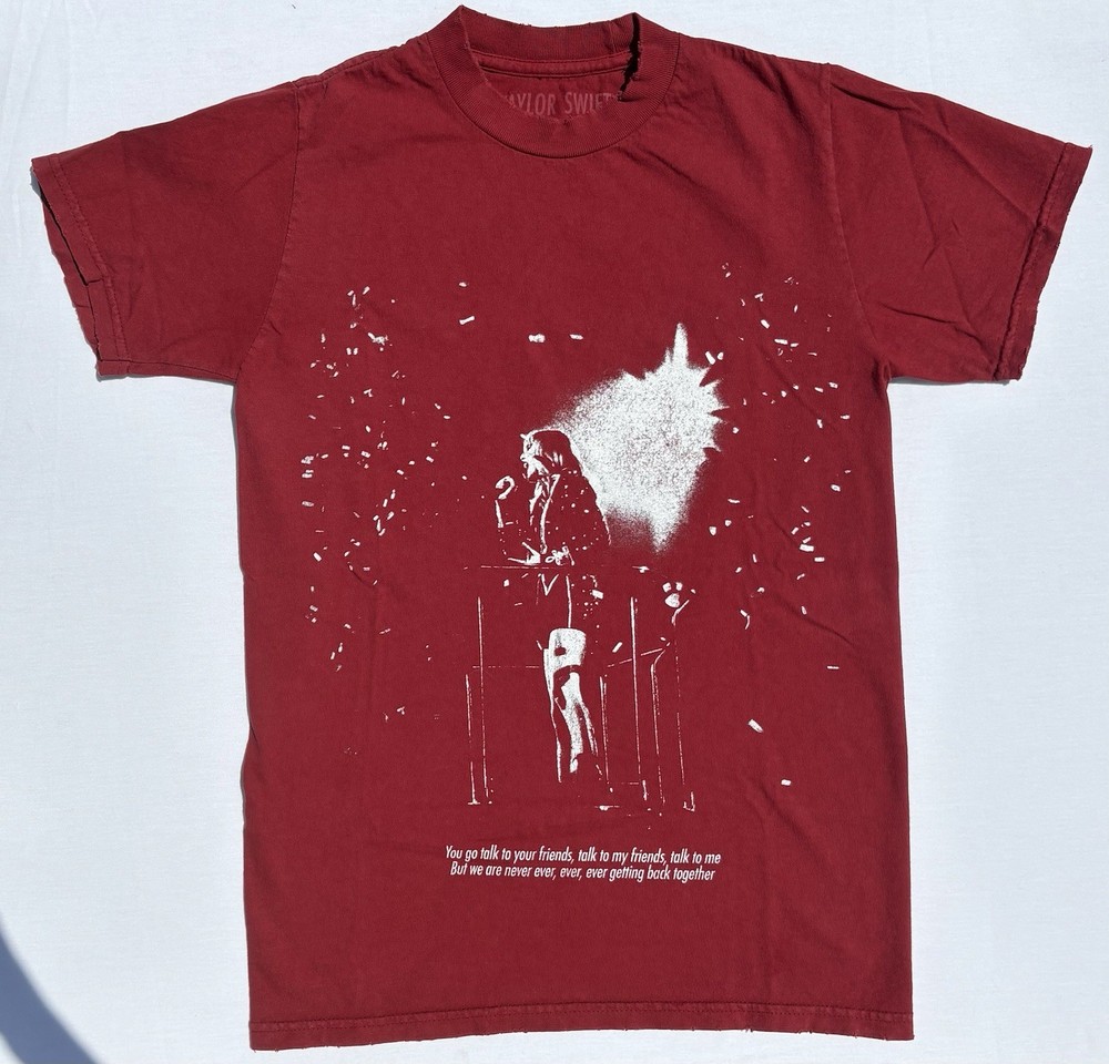 Taylor Swift Red WANGBT ‘You Go Talk To Your Friends’ Taylor’s Version T-shirt S