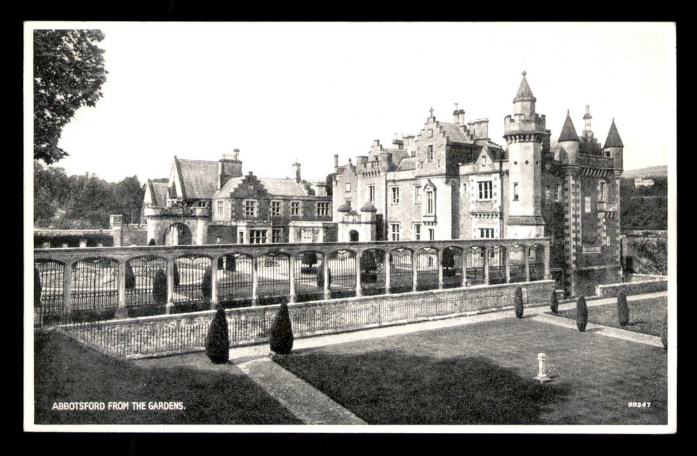 Abbotsford From The Gardens Canada UNP Postcard Divided