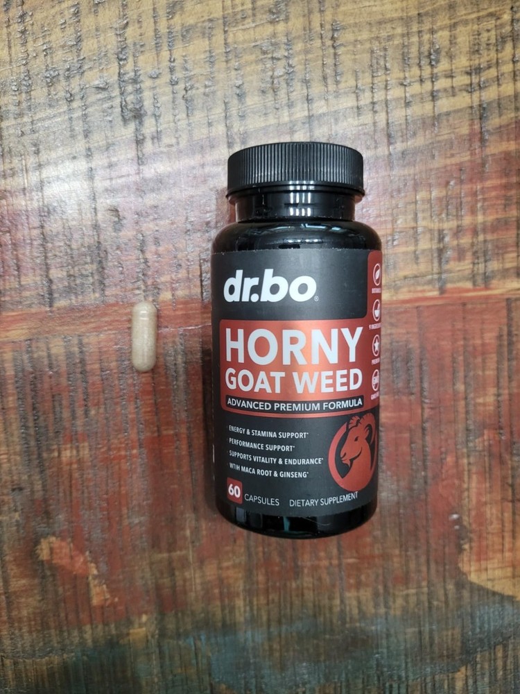 Stamina & Energy Boosting Horny Goat Weed - Maca, Ginseng & More - 60 Capsules