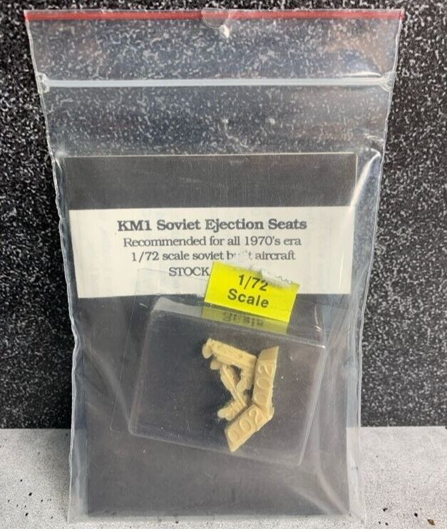 1/72 True Details 45002 - KM1 Soviet 1970s Era Ejection Seats - Ships from USA