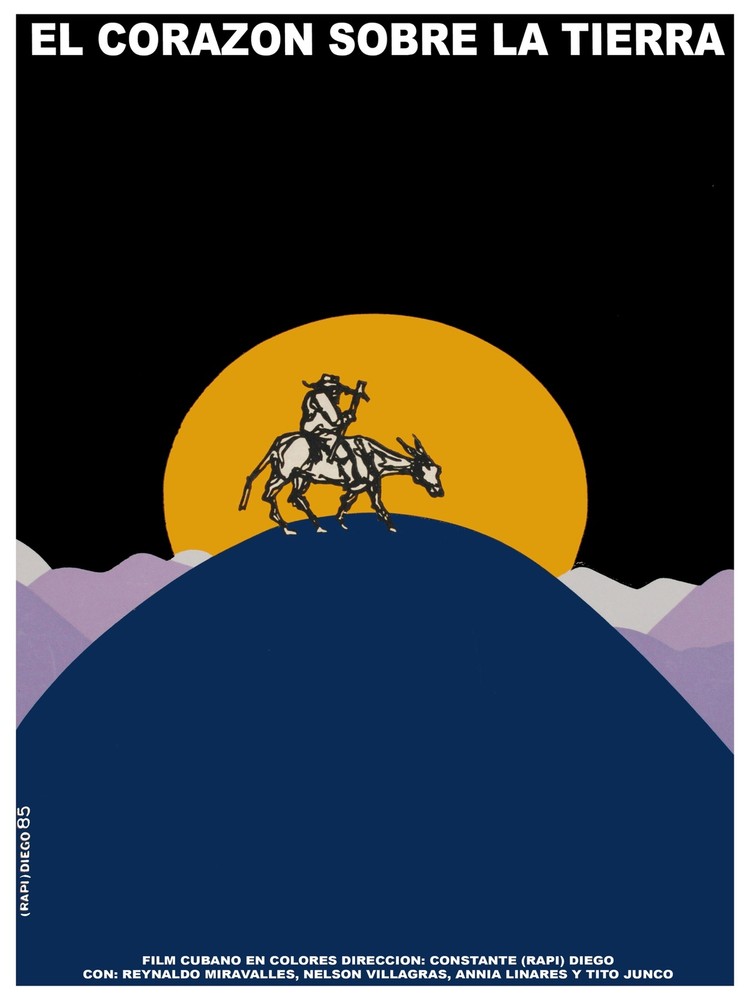 El Corazon sobre la tierra Decoration Poster.Graphic Art Interior design 3395