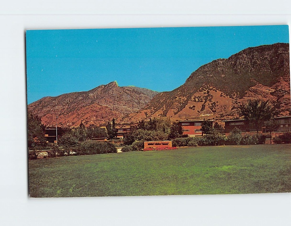 Postcard Heritage Halls Brigham Young University Provo Utah USA