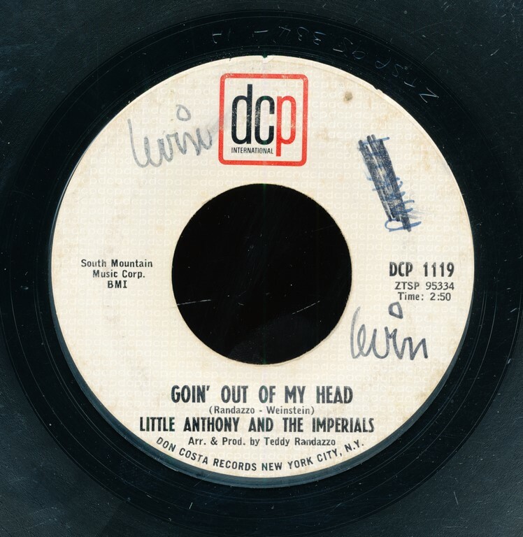 45tk-R&B Vocal group-DCP 1119-Little Anthony & Imperials-(Goin' out of my Head)