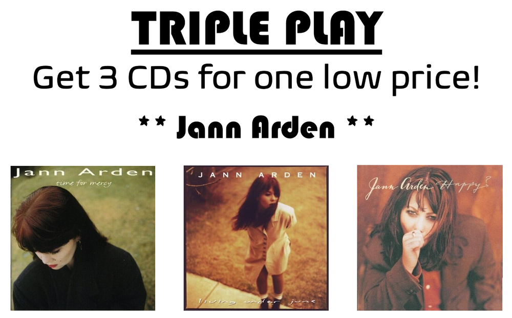 JANN ARDEN - Triple Play Sale: Lot Of 3 CDs  ** FREE 🇺🇸 US SHIPPING! **