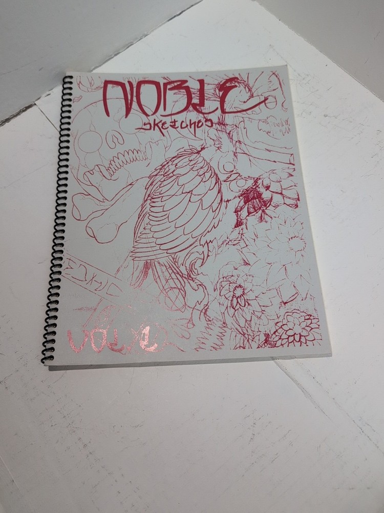Noble Sketches Vol. 1 Tatto Sketch Book, Spiral Bound By Todd Noble Holloway