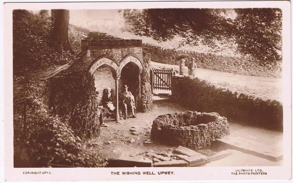 Postcard RPPC The Wishing Well Upwey Dorset England UK Lilywhite