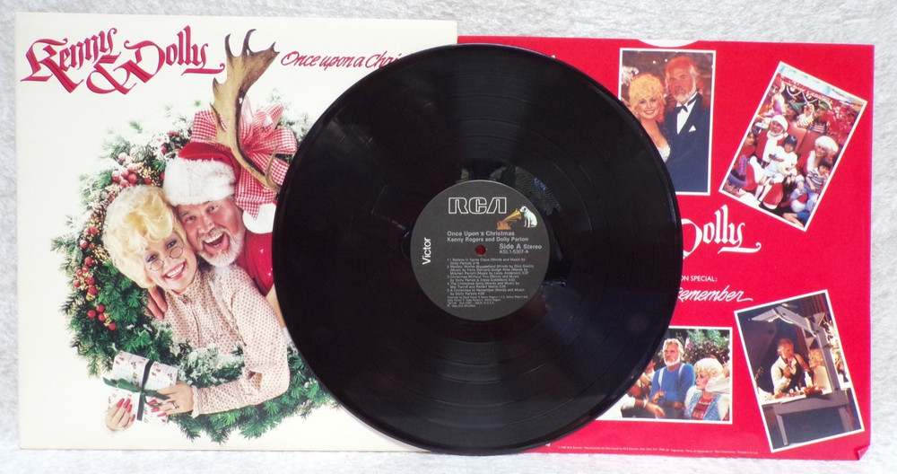 Kenny Rogers Dolly Parton 1984 Vinyl Once Upon A Christmas Rca Record Tv Special