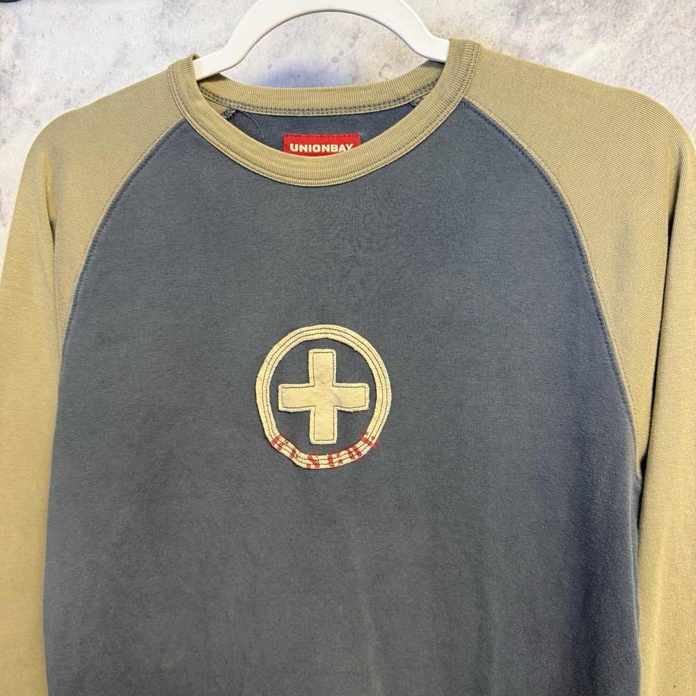 Vintage Unionbay Long Sleeve T Shirt Mens Medium Y2K Skate Union Bay