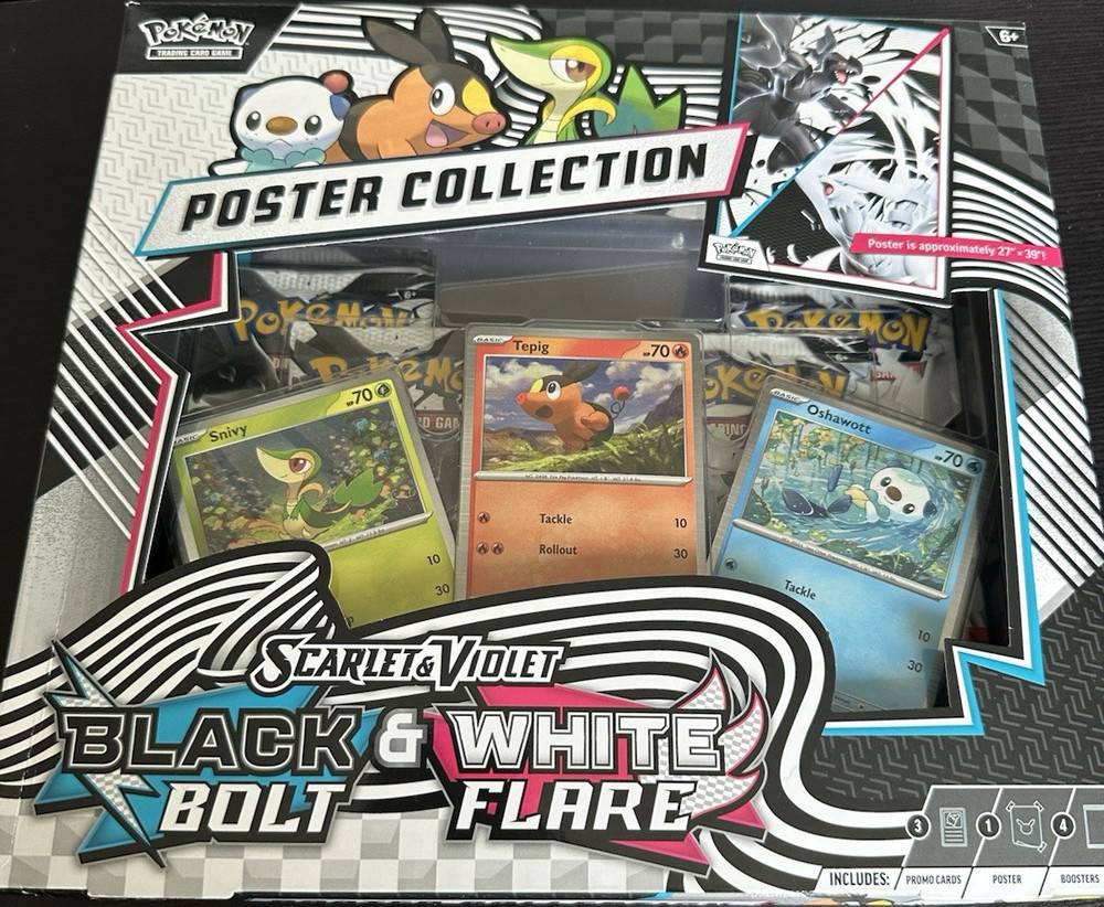 Pokémon Scarlet & Violet Black Bolt & White Flare poster collection