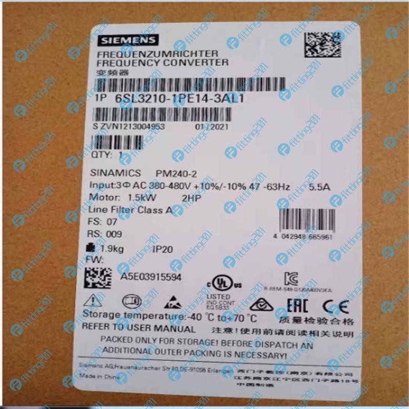 1PC NEW Siemens Converter 6SL3210-1PE14-3AL1