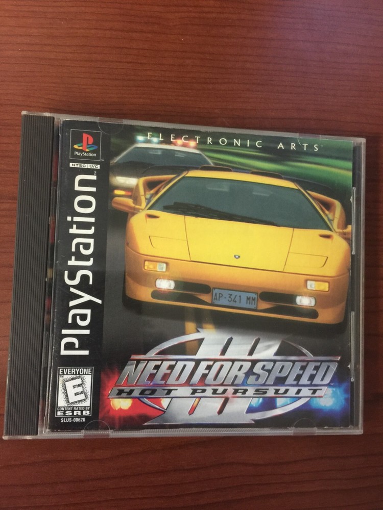 Need for Speed III Hot Pursuit (Sony PlayStation 1) *Black Label* w/Manual
