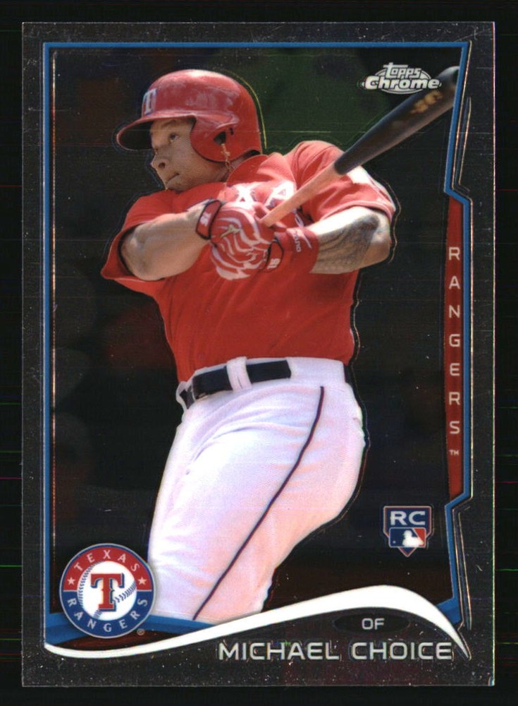 Michael Choice 2014 Topps Chrome MB-11 Baseball Card Rookie