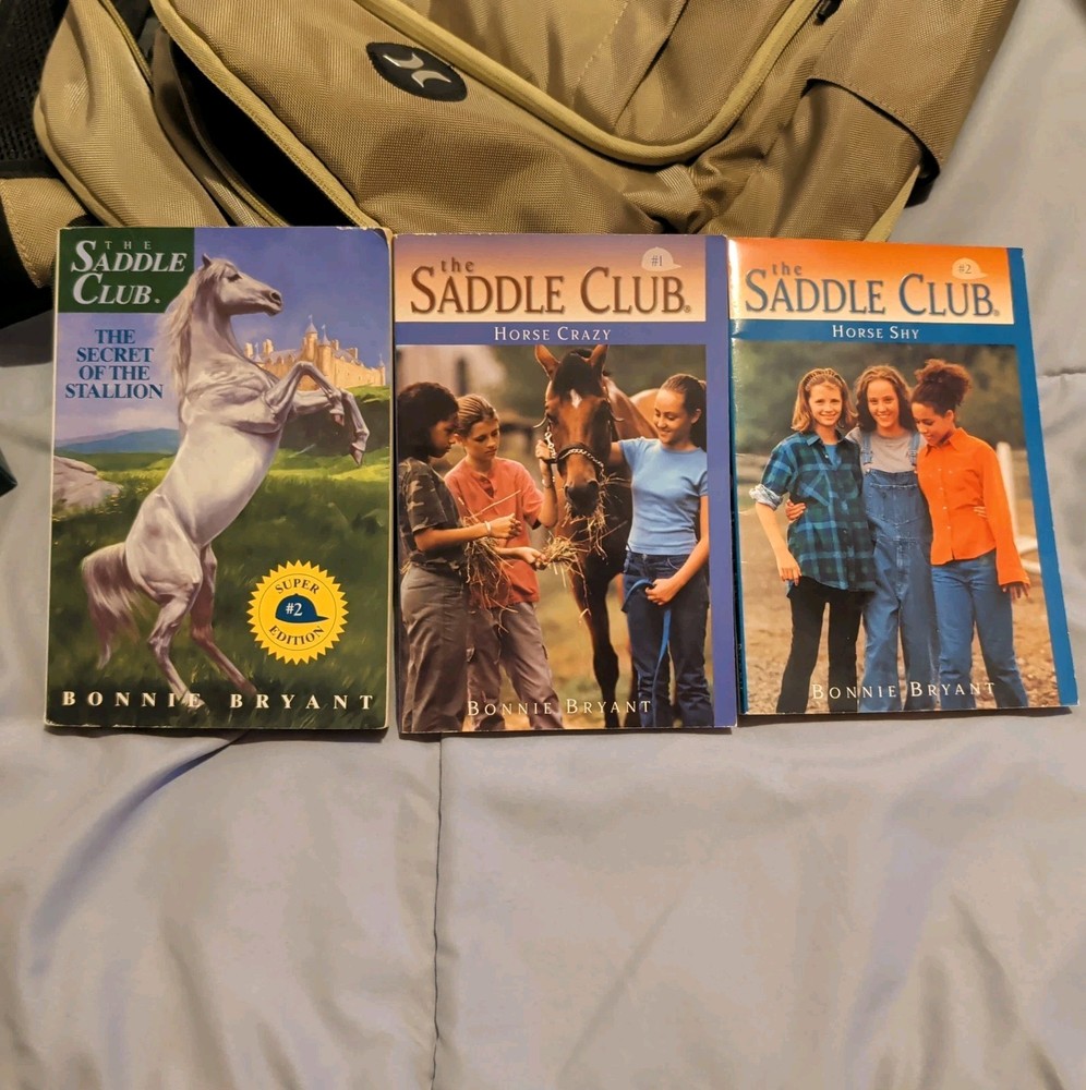 The Saddle Club Book Lot of 3 Books 1 And 2 And Super Edition by Bonnie Bryant