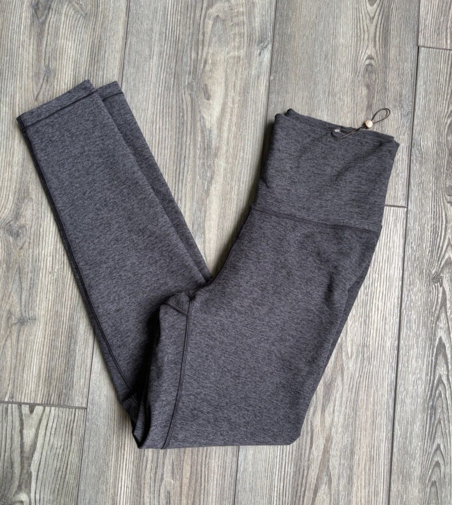 NWT - Calia Womens Lustralux 7/8 Leggings Heather Gray Ankle Fitted Size S - $80