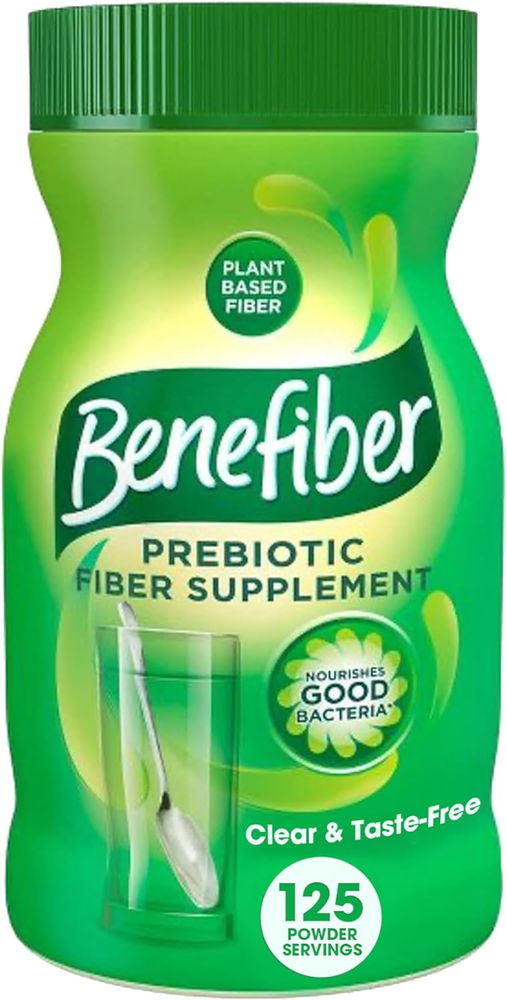 Daily Prebiotic Fiber Powder – Supports Digestive Health, Unflavored – 125 Servi