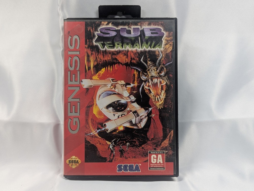 Sub Terrania Sega Genesis 1994 No Manual Tested