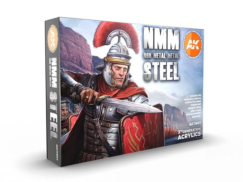 Non Metallic Metal: Steel Set (6 Paints) - Plastic Model Building Paints and ...