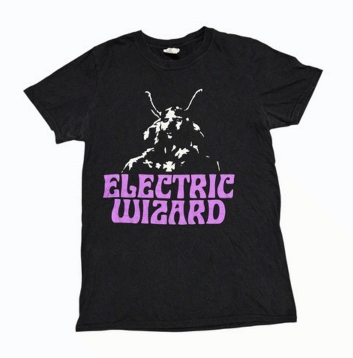 Vintage Electric Wizard Shirt Small Black Tour Concert Doom Metal Band Tee Sleep