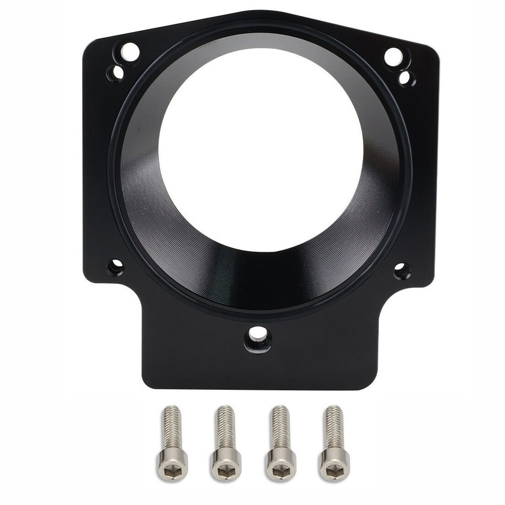 102mm Black Aluminum Throttle Body Spacer Adapter for LS1 LS2 LS3 LS6 Engines