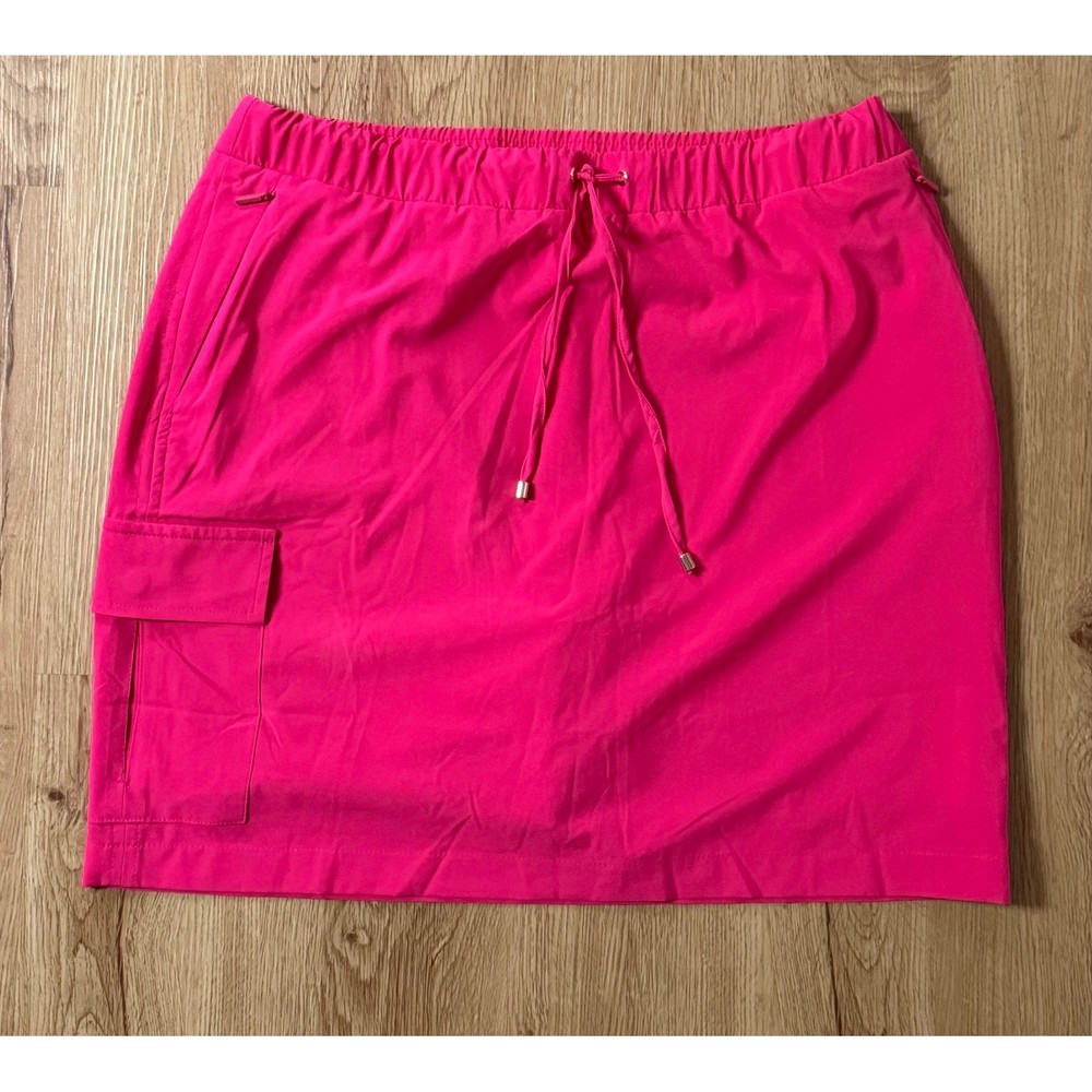 Chicos Zenergy Sport Explorer Skort In Haute Pink UPF 50+ Size 1.5 US 10 New