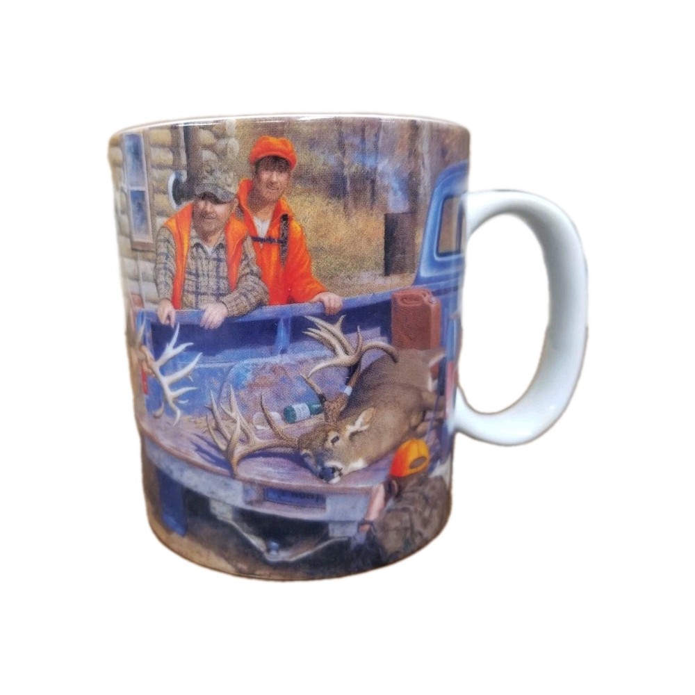 Men! (Hayden Lambson) Reflective Art Wildlife Hunting Camp Humor 16 oz Mug ~ NEW
