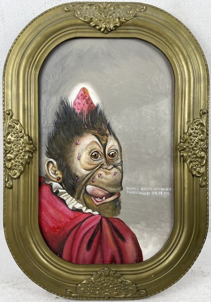 Donald Roller Wilson Oil On Cardboard (Handmade) signed and Framed