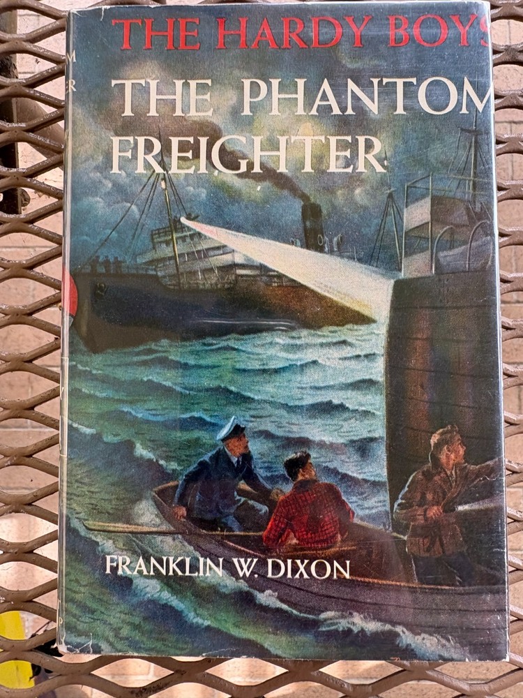 Hardy Boys #26 The Phantom Freighter Franklin W. Dixon w/ DJ 1947