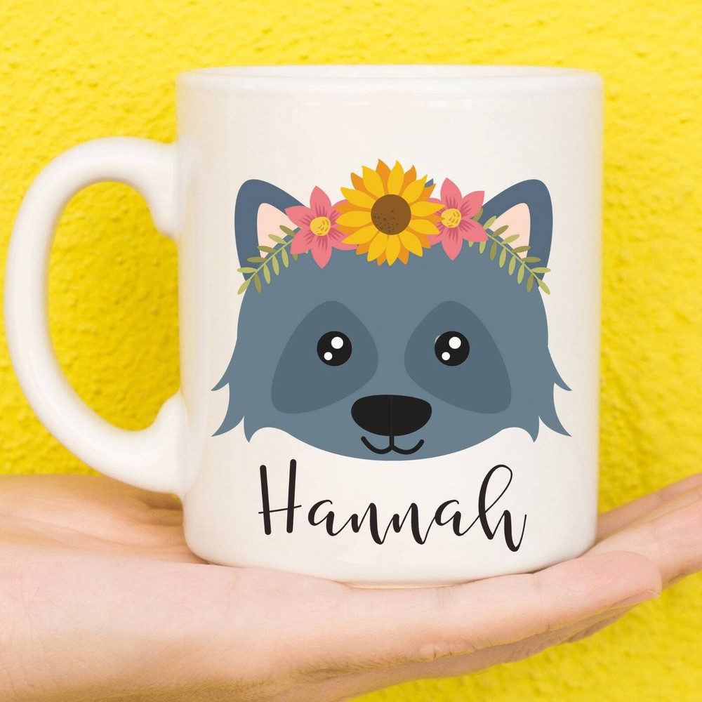 Raccoon Gifts Gifts For Raccoon Lovers Personalised Mugs Custom Mug Personalised